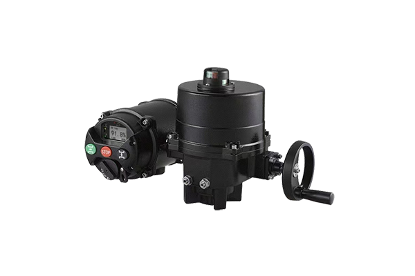 Angle stroke electric actuator V-iD series